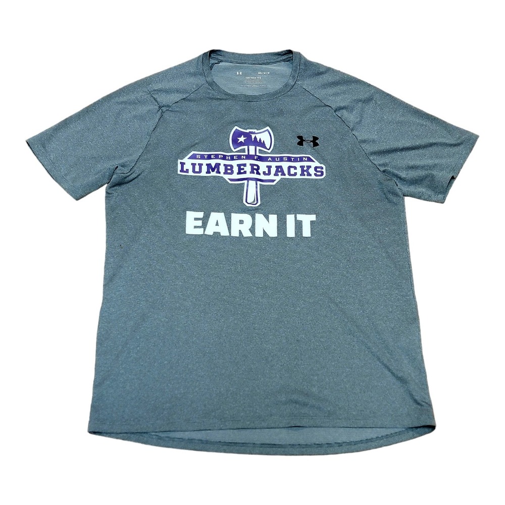 Men's Under Armour SFA Stephen F. Austin Lumberjacks "Earn It" Tech Tee Medium